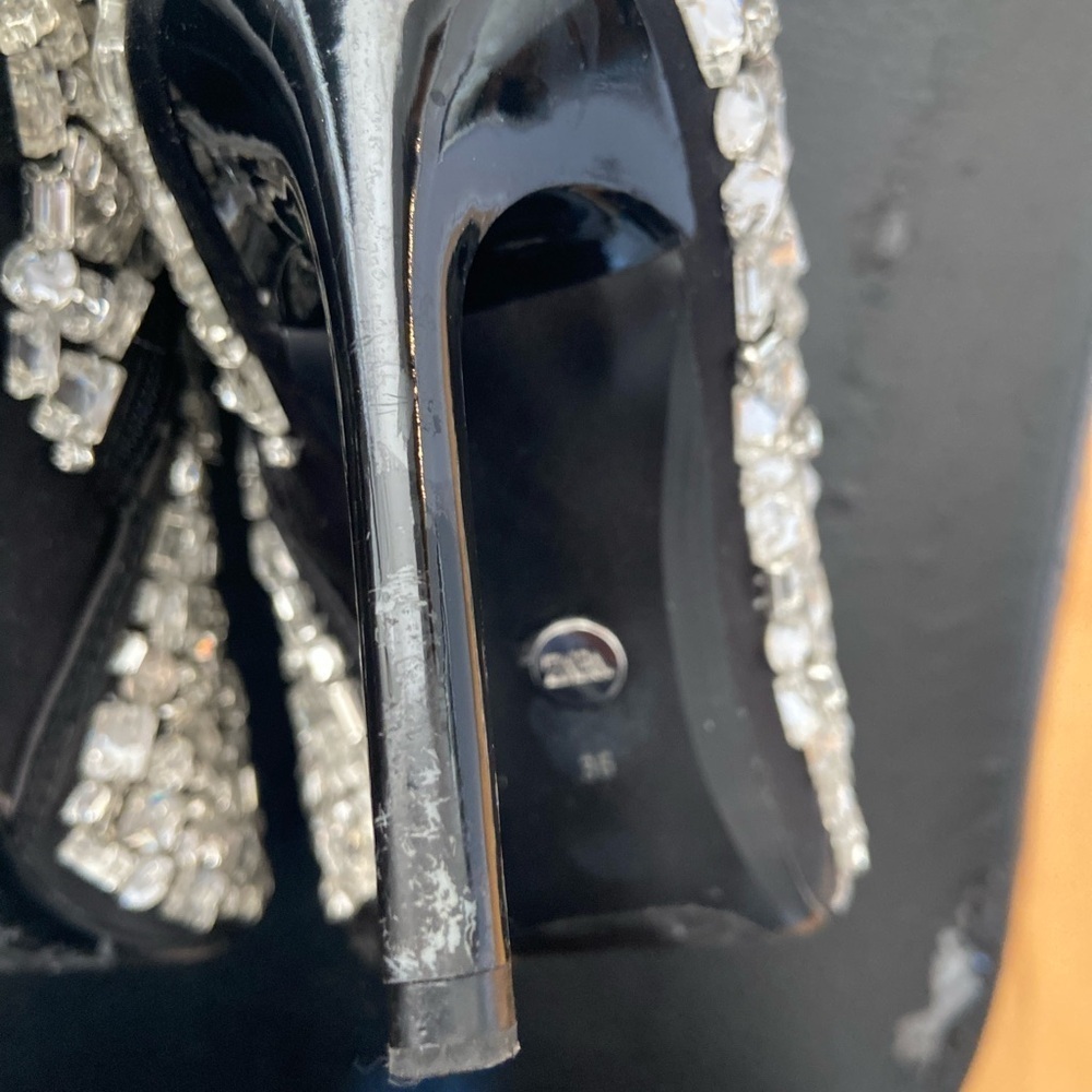 Zara Crystal Heeled Ankle Boots - Special Edition - Picture 7 of 9